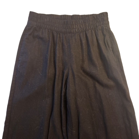Old Navy Linen Pants High Rise Wide Leg XS relaxed beachy vacation style# 811893 - Picture 2 of 11